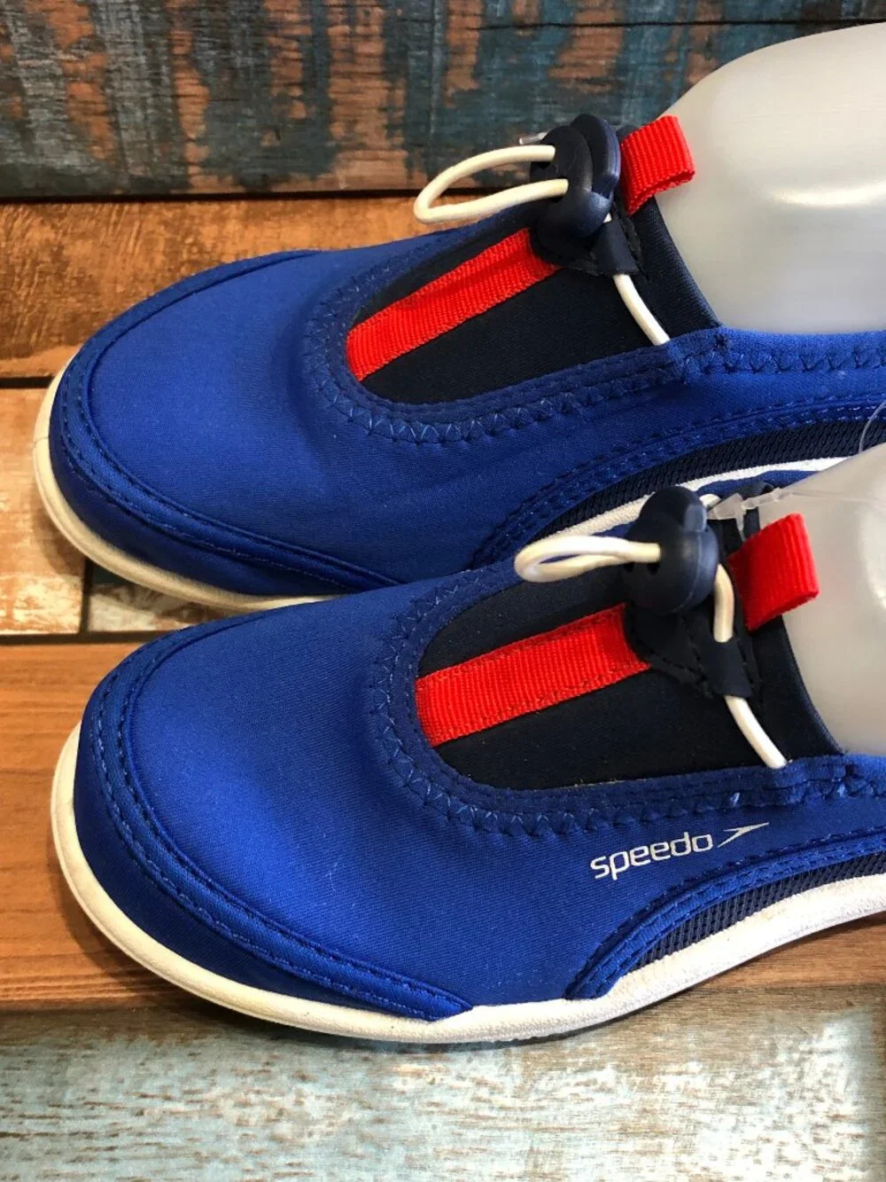 Speedo Juniors Kids Boys Water Shoes Blue Size M (shoe size 2-3)
